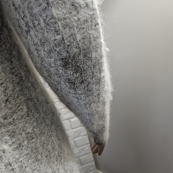 Cotelac Alpaca Wool Gray Sweater Cardigan Button Down Peru - Picture 11 of 16